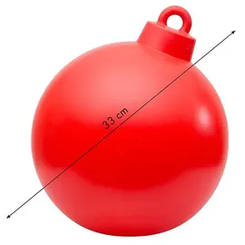 8 seasons DESIGN 8 seasons | Motivleuchte Shining Christmas Ball 33 cm, rot LED Ø Rot