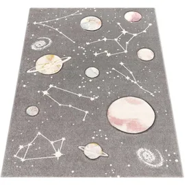 Paco Home Kinderteppich 133 x 133 cm Grau