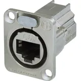 Neutrik NE8FDX-P6 RJ45 Datensteckverbinder etherCON D Serie NE8FDX-P6 Buchse, gerade Pole: 8P8C Nickel 1 St.