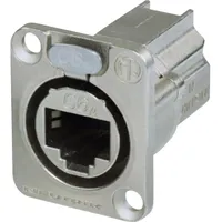 Neutrik NE8FDX-P6 RJ45 Datensteckverbinder etherCON D Serie NE8FDX-P6 Buchse, gerade Pole: 8P8C Nickel 1 St.