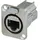 Neutrik NE8FDX-P6 RJ45 Datensteckverbinder etherCON D Serie NE8FDX-P6 Buchse, gerade Pole: 8P8C Nickel 1 St.