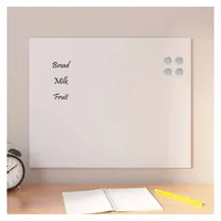 VidaXL Magnettafel Wandmontage Weiß 50x40 cm Hartglas