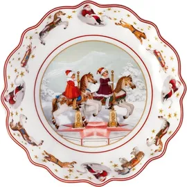 Villeroy & Boch Annual Christmas Ed. Jahresschale klein 2024 – Weiß/Rot