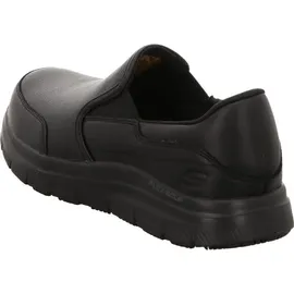 SKECHERS Herren Flex Advantage Sr Bronwood Trainers, Black Leather, 39.5 EU