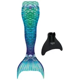 FinFun Fin Fun Meerjungfrau FANTASY TEAL S/M
