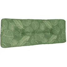 vidaXL Palettenkissen 120 x 40 x 12 cm Blattmuster 1 St.