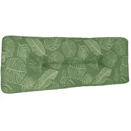 vidaXL Palettenkissen 120 x 40 x 12 cm Blattmuster 1 St.
