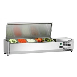 Bartscher Positives gekühltes Edelstahldisplay 5 x GN 1/4, 170 W, 220 V - MONO