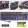 EAXUS Eaxus® Mechanische Gaming Tastatur - LED Gaming Keyboard mit Makrotasten & Blue Switches, USB 1000 Hz Pollingrate, QWERTZ, Schwarz
