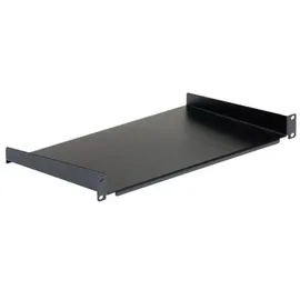 Startech CABSHELF1U10 Server Schrank Fachboden, 1 HE, 25 cm Schwarz
