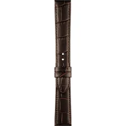 Tissot - Leder Tissot Tradition Lederband Braun 18/16mm, Ohne Schnalle T610042815 - alligator-prägung,braun,rind