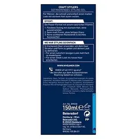 NIVEA Men Craft Stylers Definierendes Styling Gel 150 ml