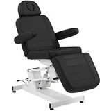 Activeshop 705 Kosmetikliege Massageliege Massagetisch Massagestuhl Schwarz bis 200kg belastbar mit 1 Motoren Premium-PU-Leder 182 x 72 x (72-89,5) cm (L x W x H)