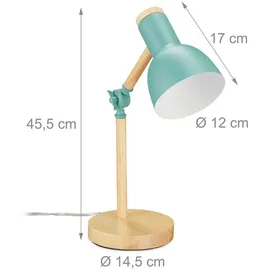 Relaxdays Schreibtischlampe Mehrfarbig