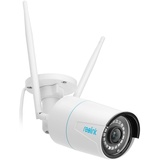 Reolink WLAN Kamera Outdoor, 2,4GHz/5GHz WLAN CCTV IP Kamera Aussen mit Person/Auto/Tiererkennung, IP67 Wetterfest, Nachtsicht, Bewegungsmelder, SD-Kartenslot, Zeitraffer, Außenkamera RLC-510WA