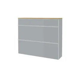 Möbel Kraft VORTINA 120 x 102 x 31 cm grau / grau