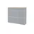 Möbel Kraft VORTINA 120 x 102 x 31 cm grau / grau
