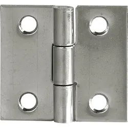 POHL Scharnier DIN 7954 Typ C quadratisch - ungeschliffen , 40x40 mm