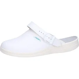 Abeba Berufsschuhe EN 20347:2012 OB Clog Gr.40 weiß Leder m.Fersenriemen Abeba