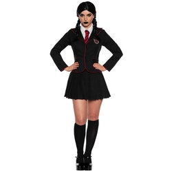Underwraps Kostüm Gothic Schoolgirl Kostüm, Gehört garantiert nicht zu den Normies: Schuluniform für düstere So schwarz S