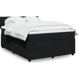 vidaXL Boxspringbett 200 x 200 cm Blau
