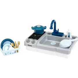 Theo Klein Klein Spielküche Miele - Spüle mit Wasserfunktion und Kochfeld (7166)