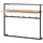 MASSIVMOEBEL24.DE Wandgarderobe Melbourne 100 x 30 x 80 cm Natur
