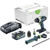 Festool TPC 18/4 I-Basic Akku Schlagbohrschrauber 18 V 75 Nm + 1x Akku 8,0 Ah + Schnellladegerät + Systainer