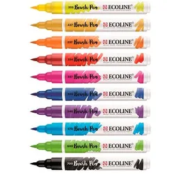 Talens ECOLINE® Brush-Pens farbsortiert, 10 St.