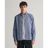 GANT Slim Oxford Langarmhemd Persian Blue L