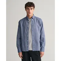 GANT Slim Oxford Langarmhemd Persian Blue L