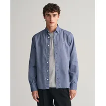 GANT Slim Oxford Langarmhemd Persian Blue L