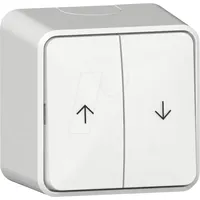 Gira Wipp-Jalousietaster 10 A, 250 V~ mit Montageplatte,