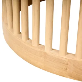 Beliani Esstisch Boyle Helle Eiche 110 cm 110 cm