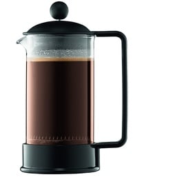 Bodum 1543-01SA-10 Brazil Kaffeebereiter 3 Tassen, 0,35 l, Schwarz