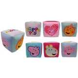 COFI Peppa Pig Würfelkissen 40 x 40 cm Mehrfarbig