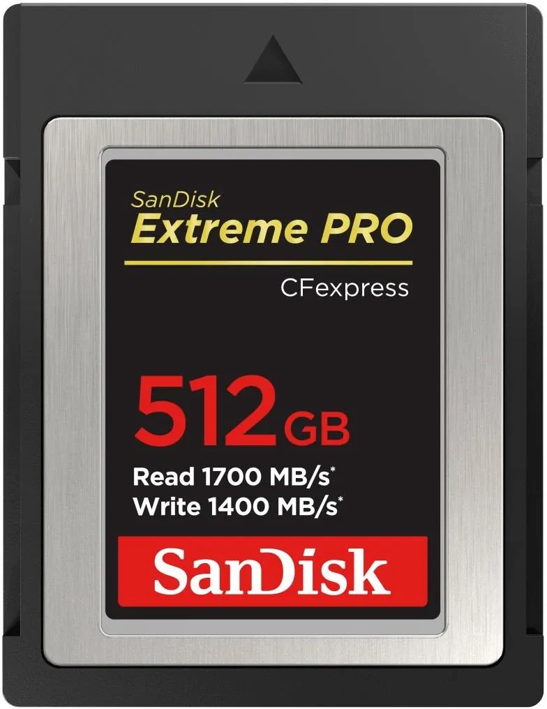 SANDISK Speicherkarte "CF Extreme PRO CFexpress, Typ B" Speicherkarten Gr. 512 GB, schwarz Speicherkarten