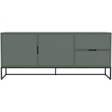 Lomoco Sideboard, Dunkelgrün, & 176x76x43 cm,