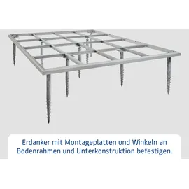 Hörmann Schraubfundament Set Typ 3 Silber