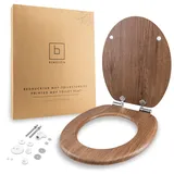 BENKSTEIN Toilettendeckel - oval Absenkautomatik Quick-Release Funktion