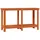 vidaXL Werkbank Wachsbraun 140 x 50 x 80 cm Massives Kiefernholz