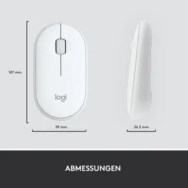 Logitech MK470 Slim Wireless Combo DE Set grauweiß