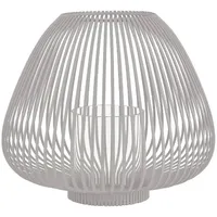 BLOMUS Laterne Lyva Ø 31 cm Stahl Beigegrau M