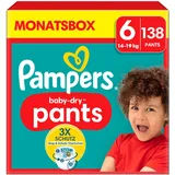 Pampers Pampers® Windeln baby-dryTM Monatsbox Größe Gr.6 (14-19 kg) für Kids und Teens (4-12 Jahre), 138 St.