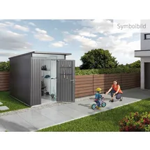 Biohort AvantGarde A7 2,6 x 2,6 m dunkelgrau-metallic Doppeltür