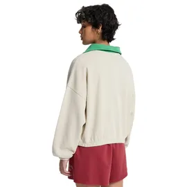 QUIKSILVER Paz Sweatshirt Half Zip Beige M