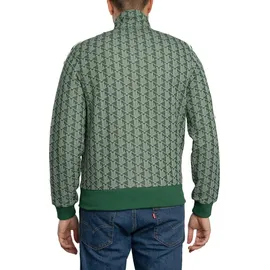 Lacoste Paris Jacquard-Trainingsjacke mit Reißverschluss, Grün M - Grün - M