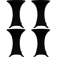 deluke Stehtischhusse AMAU Schwarz Ø60 cm 4er Set