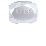 ELLE - Diamond Kosmetikkoffer / Schminkkoffer - 25,5 cm - Silber
