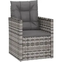 vidaXL Gartensessel 57 x 57 x 75 cm grau